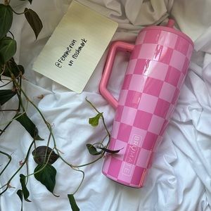brumate 40oz era Krista Horton NWT limited edition pink checker